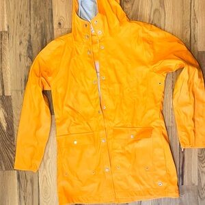 Herschel Supply Company Orange Hooded Shell Jacket